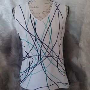 IZod V Neck Tank Cool FX Size L